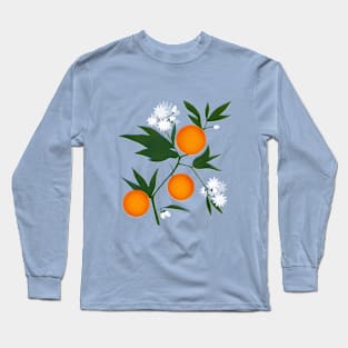 Orange tree blossom Long Sleeve T-Shirt